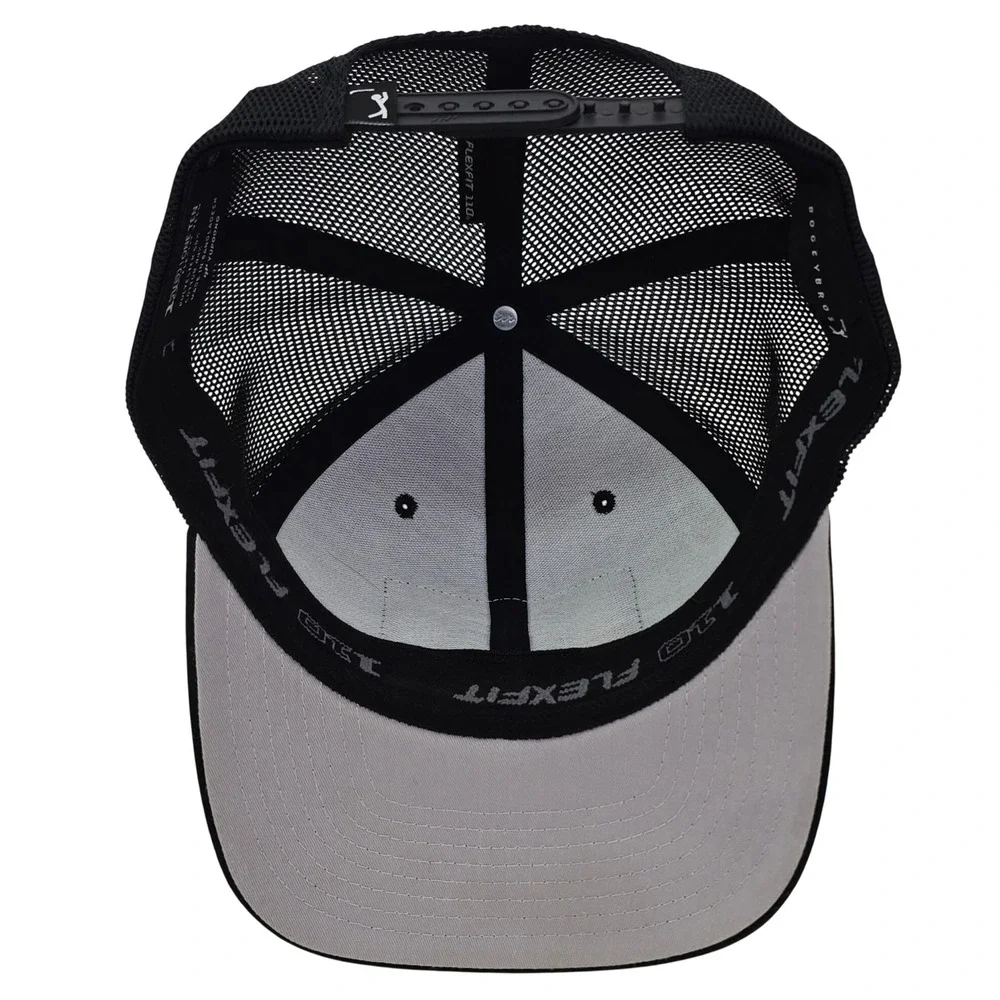 Bogey Bros Natural Slice Trucker‎ Hat Golf Cap Black Flexfit 110 Snapback OSFA
